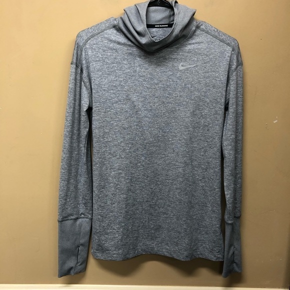 Nike Women’s Element Hoodie Size XS Gunsmoke/Heather Running AH9571-036 - Picture 1 of 5